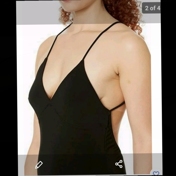 New Norma Kamali Women's Low Back Slip Mermaid Fishtail Gown Size M /38 - Picture 2 of 4